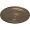 Ekena Millwork Traditional Ceiling Medallion (Fits Canopies up to 8 1/4"), 31 1/2"OD x 2 1/2"P, Warm Silver CM31TRWSS - alternate 4